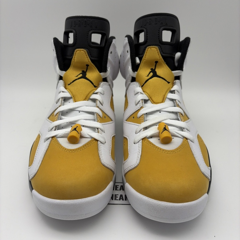 Jordan 6 Retro Yellow Ochre Mens Size 10 Sneaker CT8529-170 - Picture 5 of 8